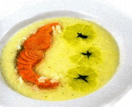 Рыбный суп с рисом и лимоном
